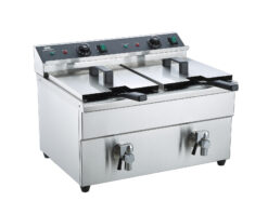 Double Bowl Induction Deep Fryer