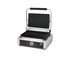 Single Contact grill Panini Full Grooved