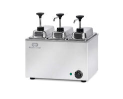 Chocolate / Suase warmer & dispenser Trible head